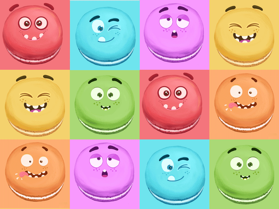 馬卡龍、食品包裝設計